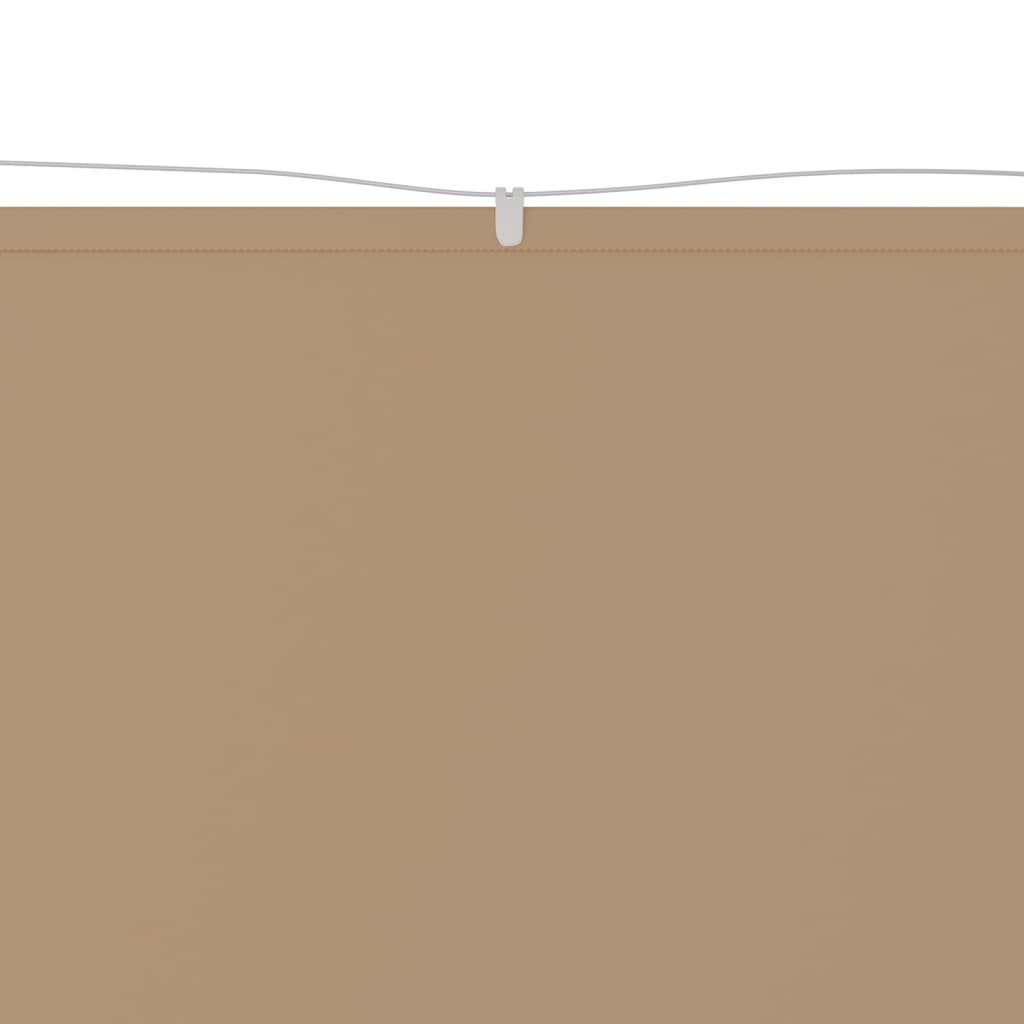 vidaXL Τέντα Κάθετη Taupe 140 x 600 εκ. από Ύφασμα Oxford