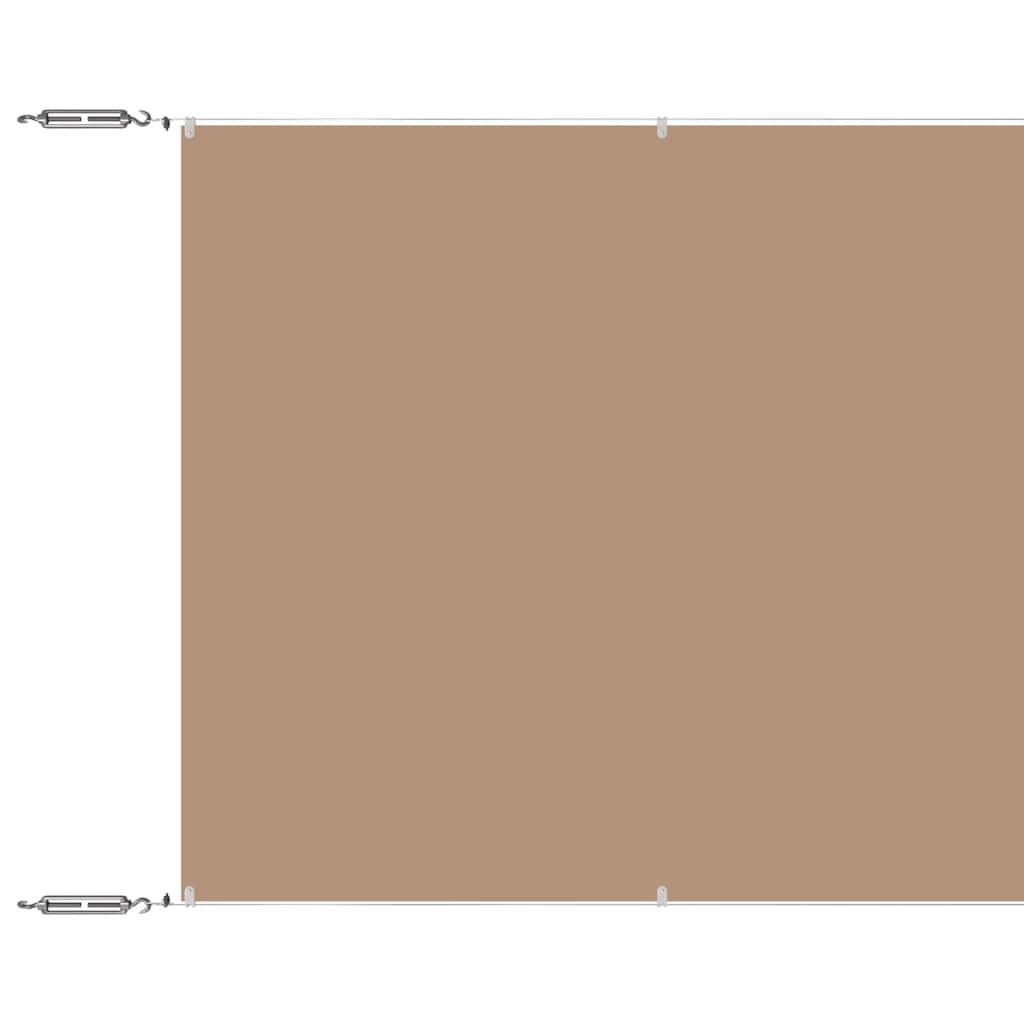 vidaXL Τέντα Κάθετη Taupe 180 x 1000 εκ. από Ύφασμα Oxford