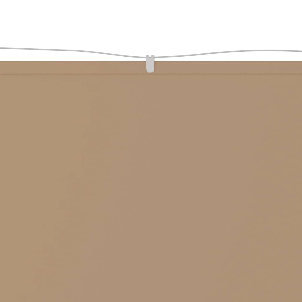 vidaXL Τέντα Κάθετη Taupe 180 x 1200 εκ. από Ύφασμα Oxford