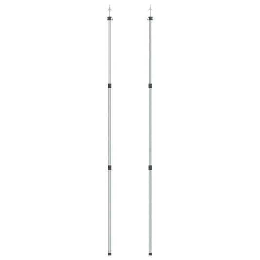 vidaXL Ορθοστάτες Σκηνής Τηλεσκοπικοί 2 τεμ. 102-260 εκ. Αλουμινίου