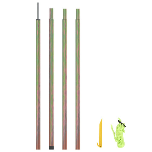 vidaXL Στύλος για Πανί Σκίασης 250 εκ. από Γαλβανισμένο Ατσάλι