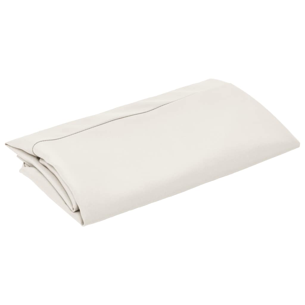 vidaXL Ύφασμα Ανταλλακτικό για Κρεμαστή Ομπρέλα Λευκό της Άμμου 300εκ.