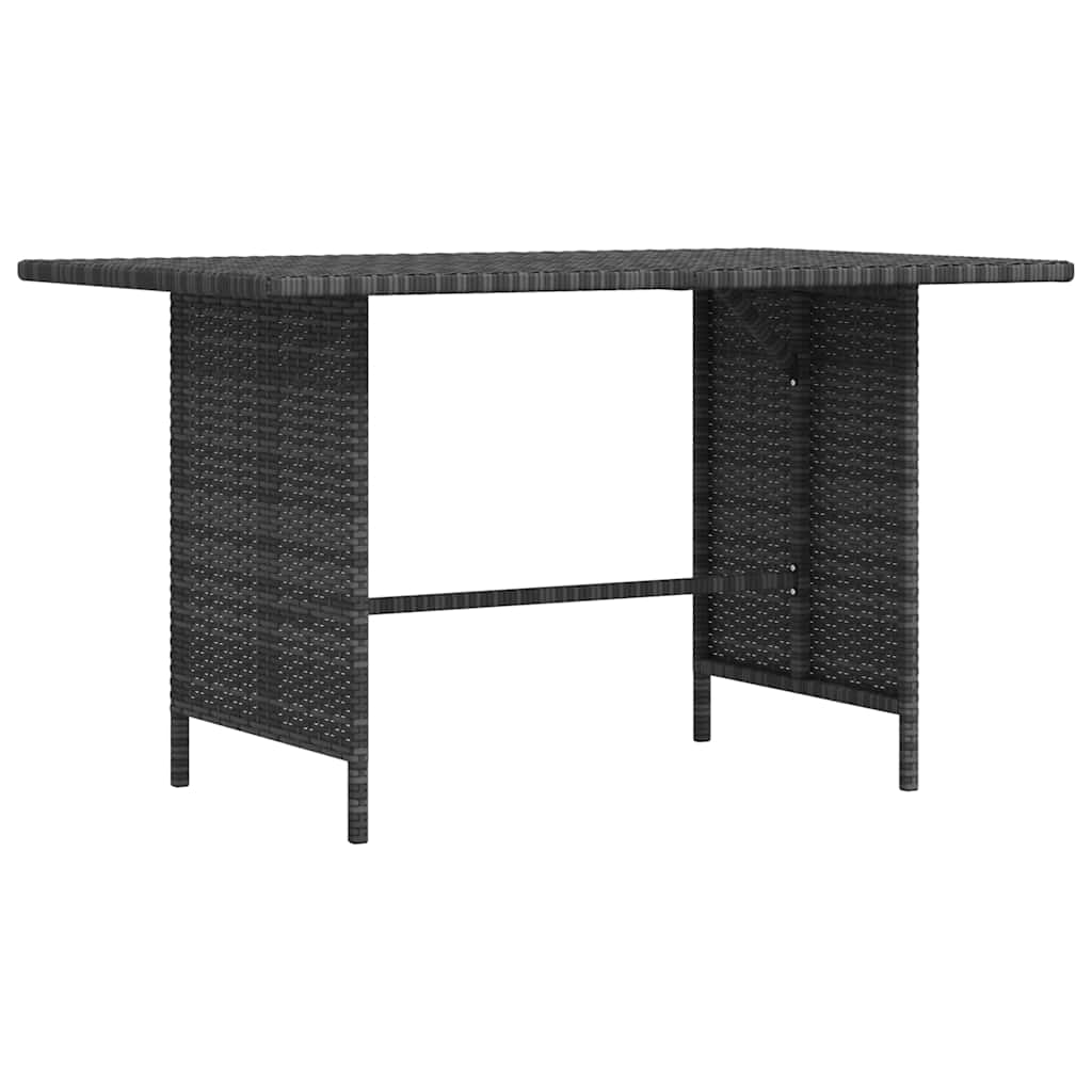 vidaXL Τραπεζαρία Κήπου Γκρι 110 x 70 x 65 εκ. από Συνθετικό Ρατάν