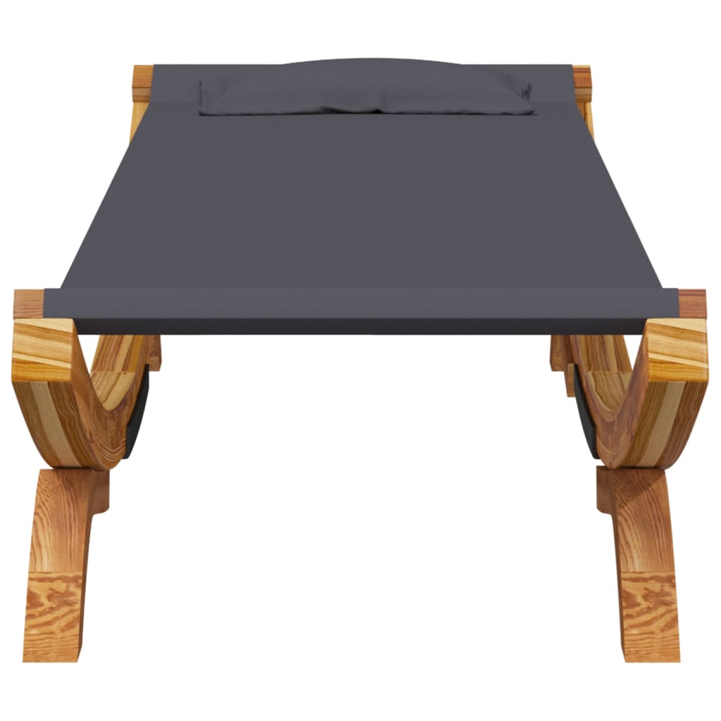 vidaXL Ξαπλώστρα Εξ. Χώρου Ανθρ. 100x188,5x44 εκ. Μασίφ Λυγισμένο Ξύλο