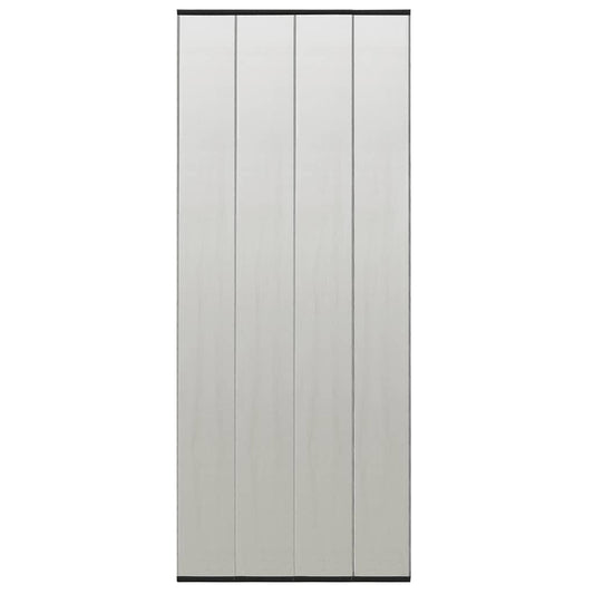 vidaXL Σήτα Πόρτας Κουρτίνα Μαύρη 100x220 εκ. από Πολυεστέρα