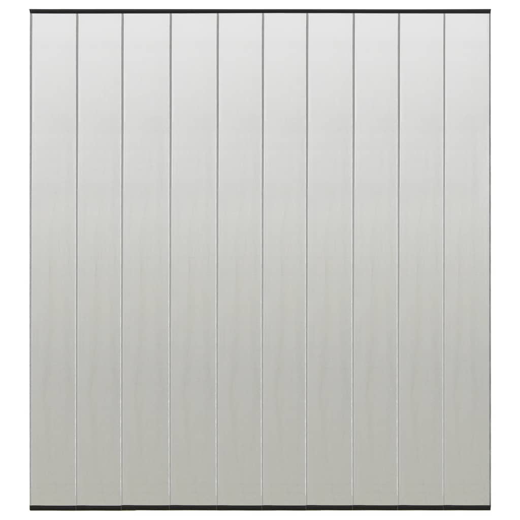 vidaXL Σήτα Πόρτας Κουρτίνα 10 Τεμαχίων Μαύρη 240 x 240 εκ.