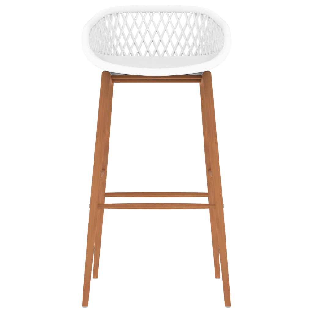 vidaXL Σετ Επίπλων Μπαρ 7 Τεμαχίων Λευκό