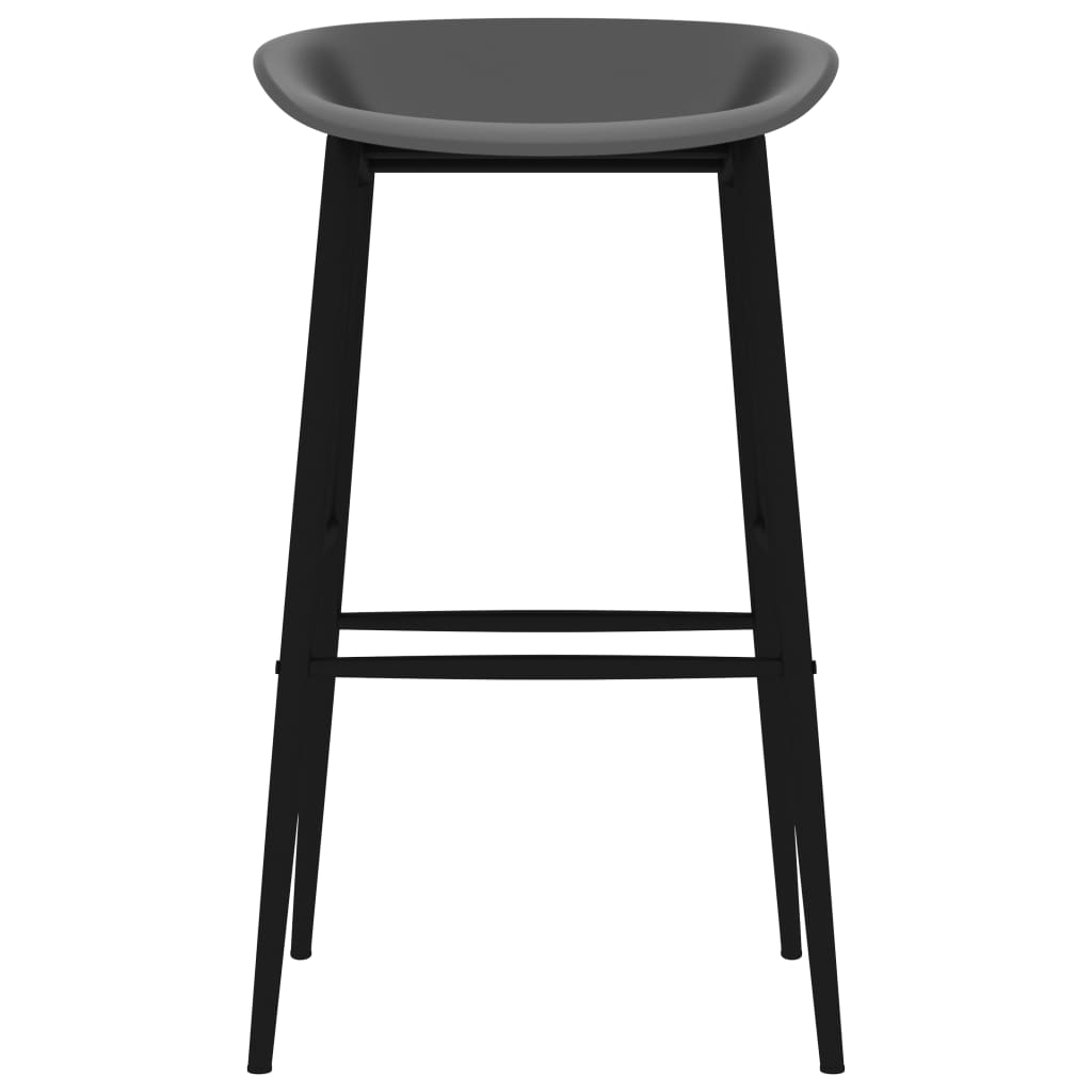 vidaXL Σετ Επίπλων Μπαρ 7 Τεμαχίων Λευκό / Γκρι