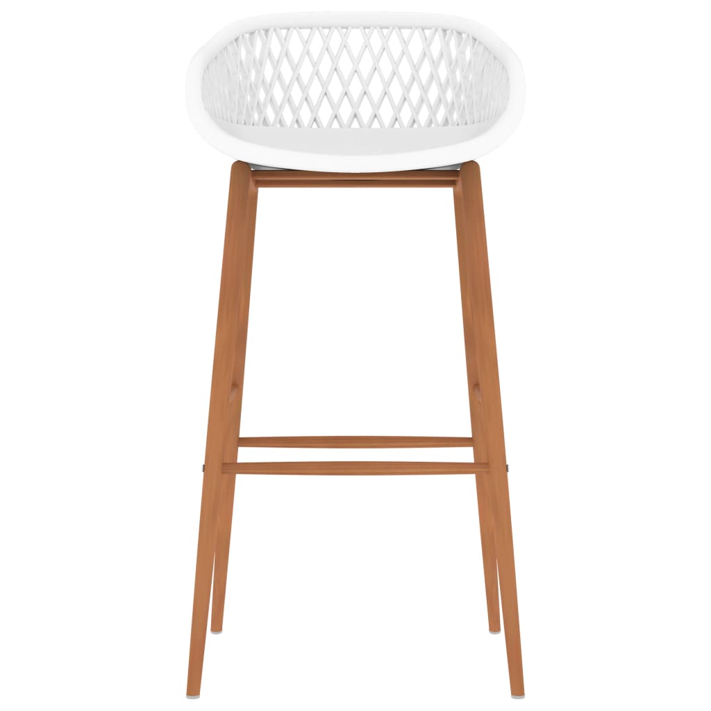 vidaXL Σετ Επίπλων Μπαρ 5 Τεμαχίων Λευκό