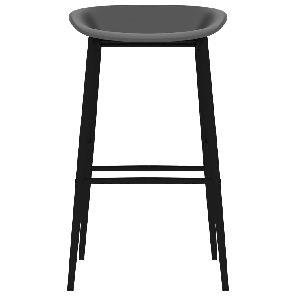 vidaXL Σετ Επίπλων Μπαρ 5 Τεμαχίων Λευκό / Γκρι