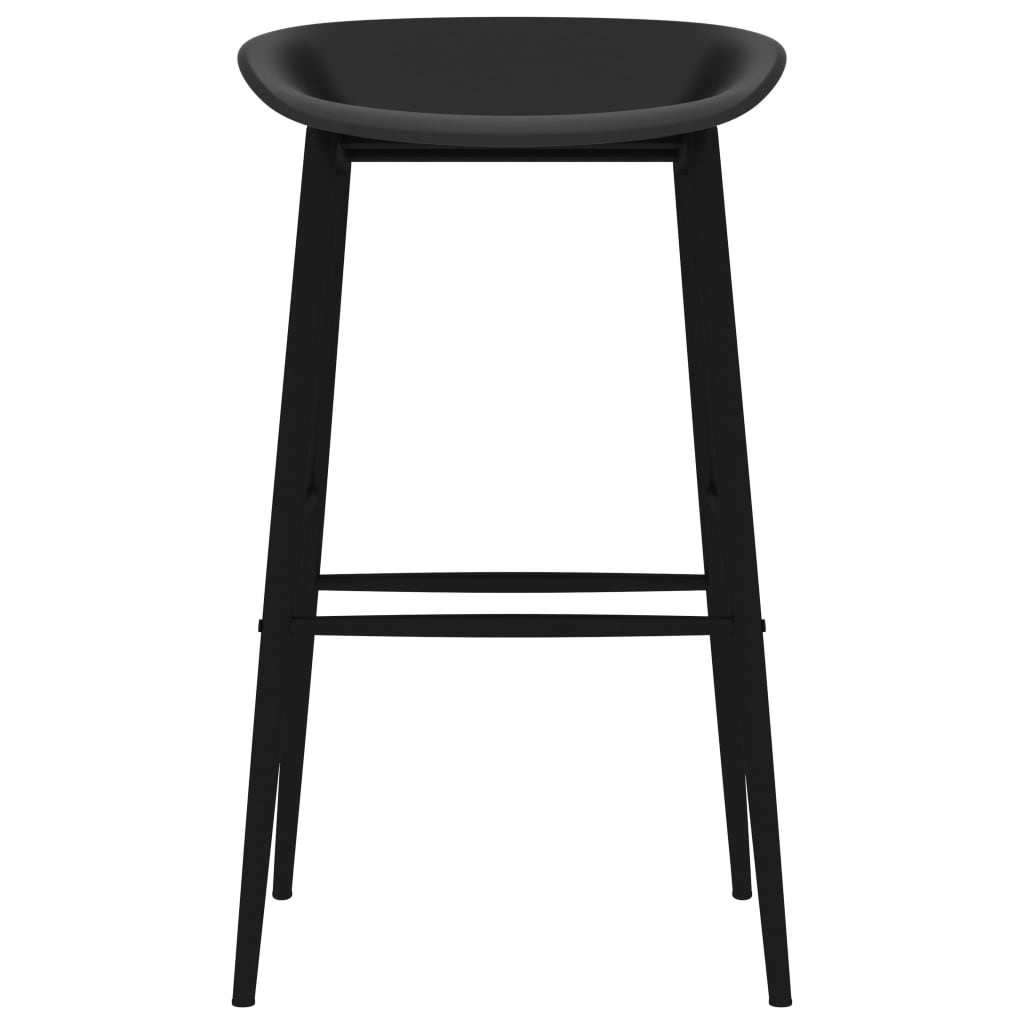 vidaXL Σετ Επίπλων Μπαρ 7 Τεμαχίων Λευκό / Μαύρο