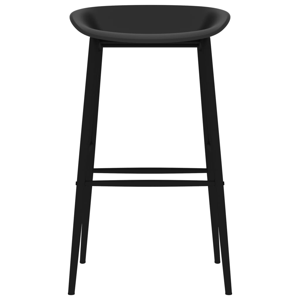 vidaXL Σετ Επίπλων Μπαρ 5 Τεμαχίων Μαύρο