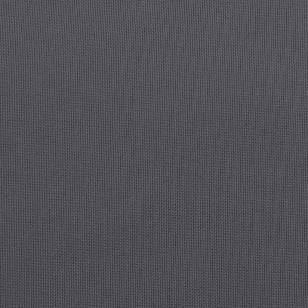 vidaXL Μαξιλάρια Καναπέ Παλέτας 5 τεμ. Ανθρακί Υφασμάτινα