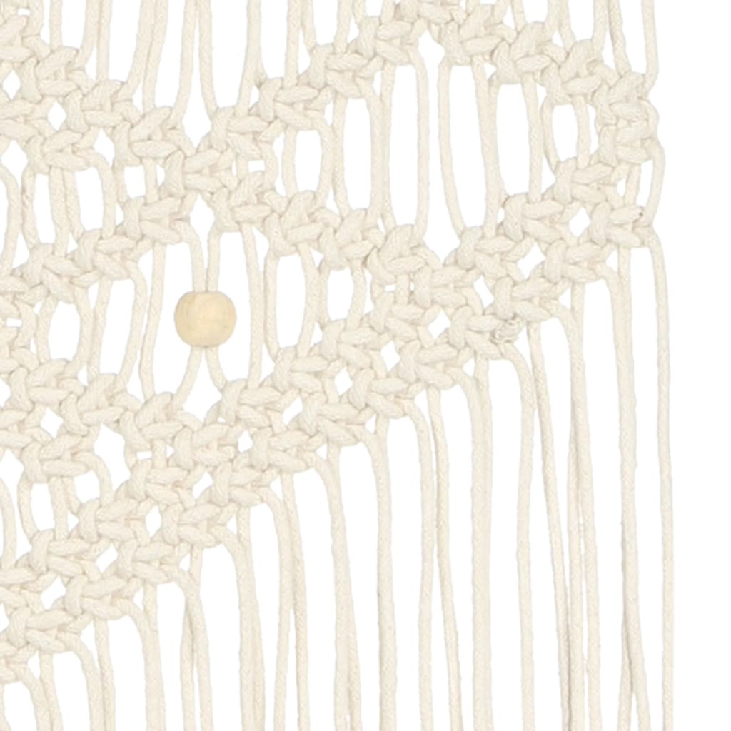 vidaXL Διακοσμητικό Τοίχου Μακραμέ 40 x 80 εκ. Βαμβακερό