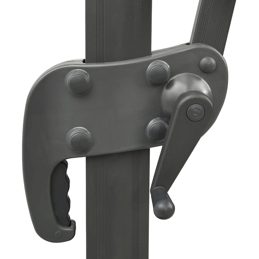 vidaXL Ομπρέλα Κήπου με Διπλή Κορυφή, Μπορντό Κόκκινη 400x300 εκ.