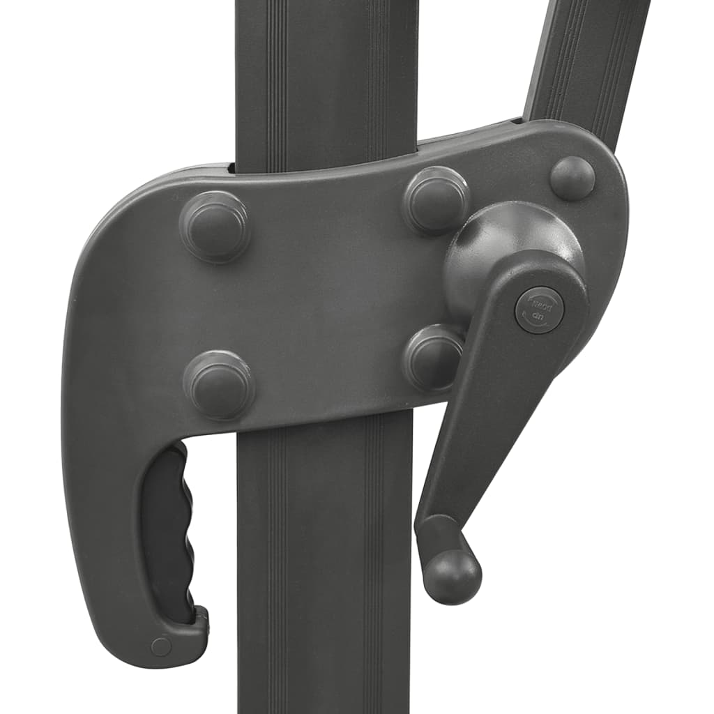 vidaXL Ομπρέλα Κήπου με Διπλή Κορυφή από Τερακότα 400x300 εκ.