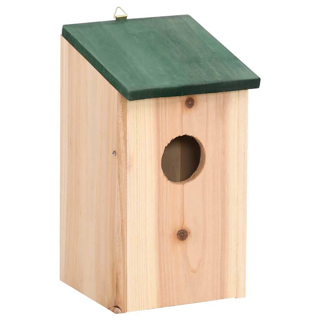 vidaXL Φωλιές Πουλιών 10 τεμ. 12 x 12 x 22 εκ. από Μασίφ Ξύλο Ελάτης
