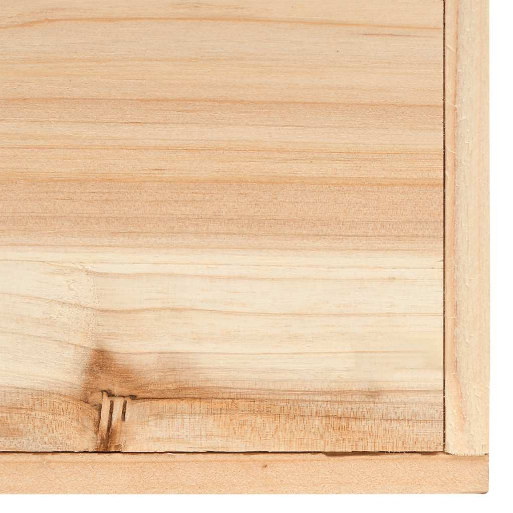 vidaXL Σπιτάκι Σκίουρου 26 x 25 x 29 εκ. Μασίφ Ξύλο Ελάτης