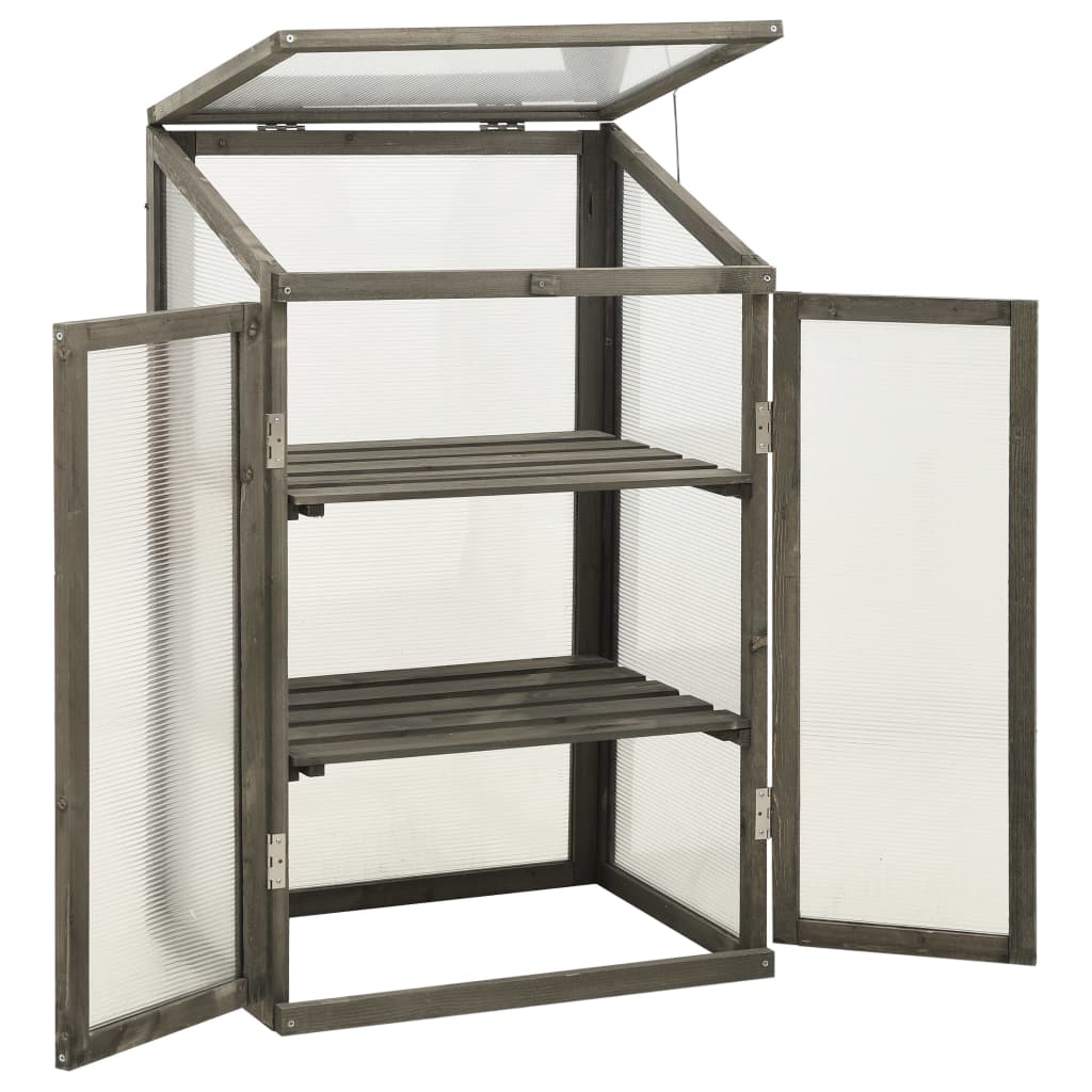 vidaXL Θερμοκήπιο 60 x 45 x 100 εκ. από Ξύλο Ελάτης