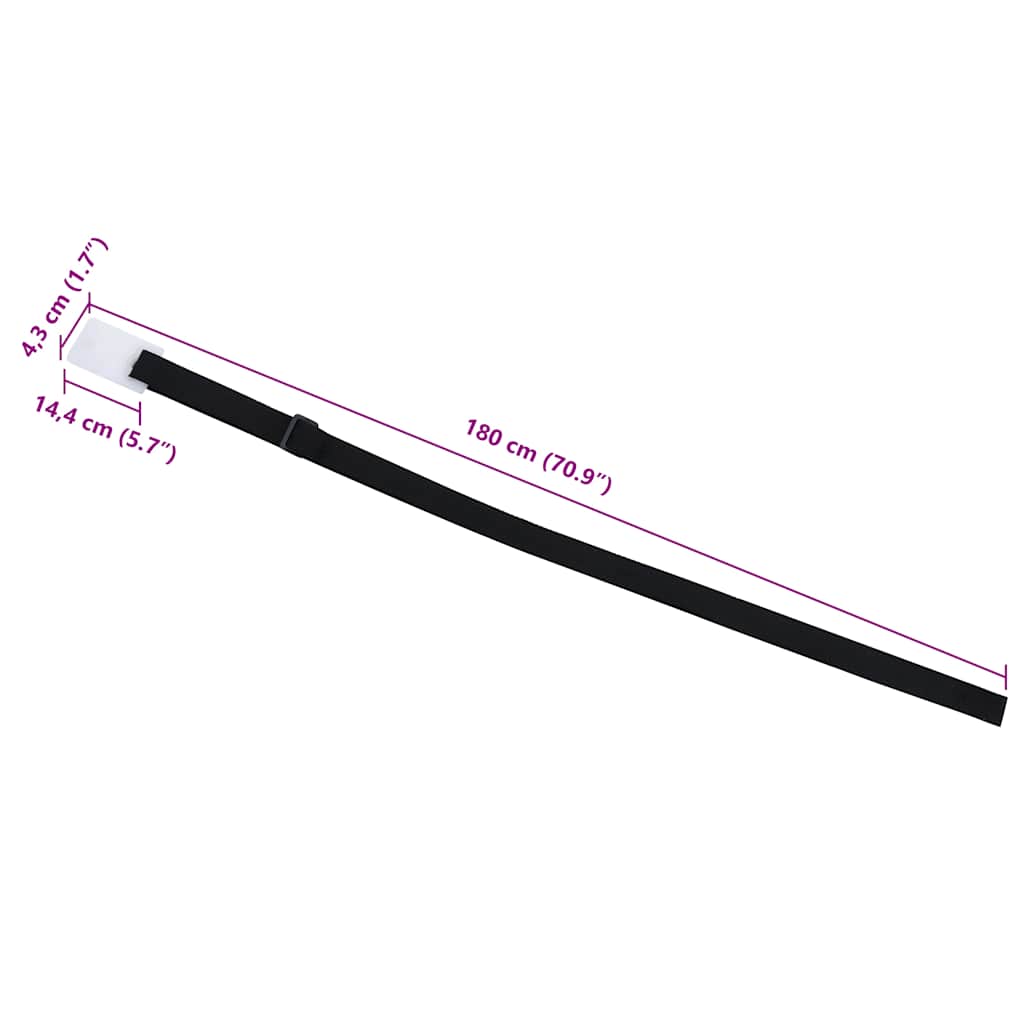vidaXL Εξαρτήματα Universal για Roller Καλύμματος Πισίνας 8 τεμ. 1,8 μ