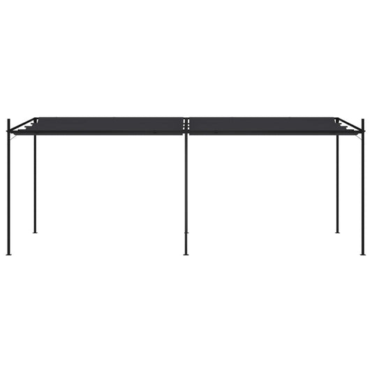 vidaXL Κιόσκι με Πτυσσόμενη Οροφή Ανθρακί 600 x 300 x 233 εκ.