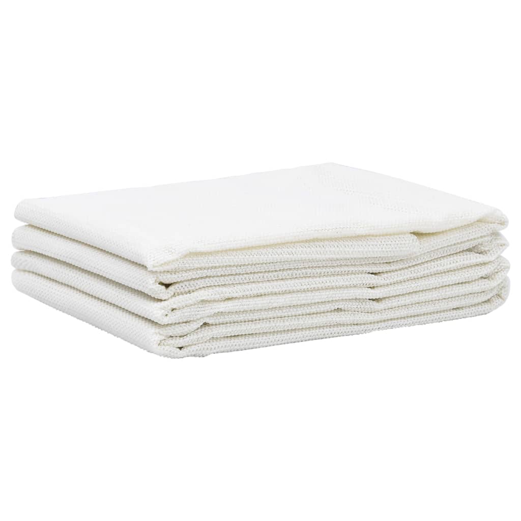 vidaXL Χαλί Σκηνής Λευκό 100 x 500 εκ.