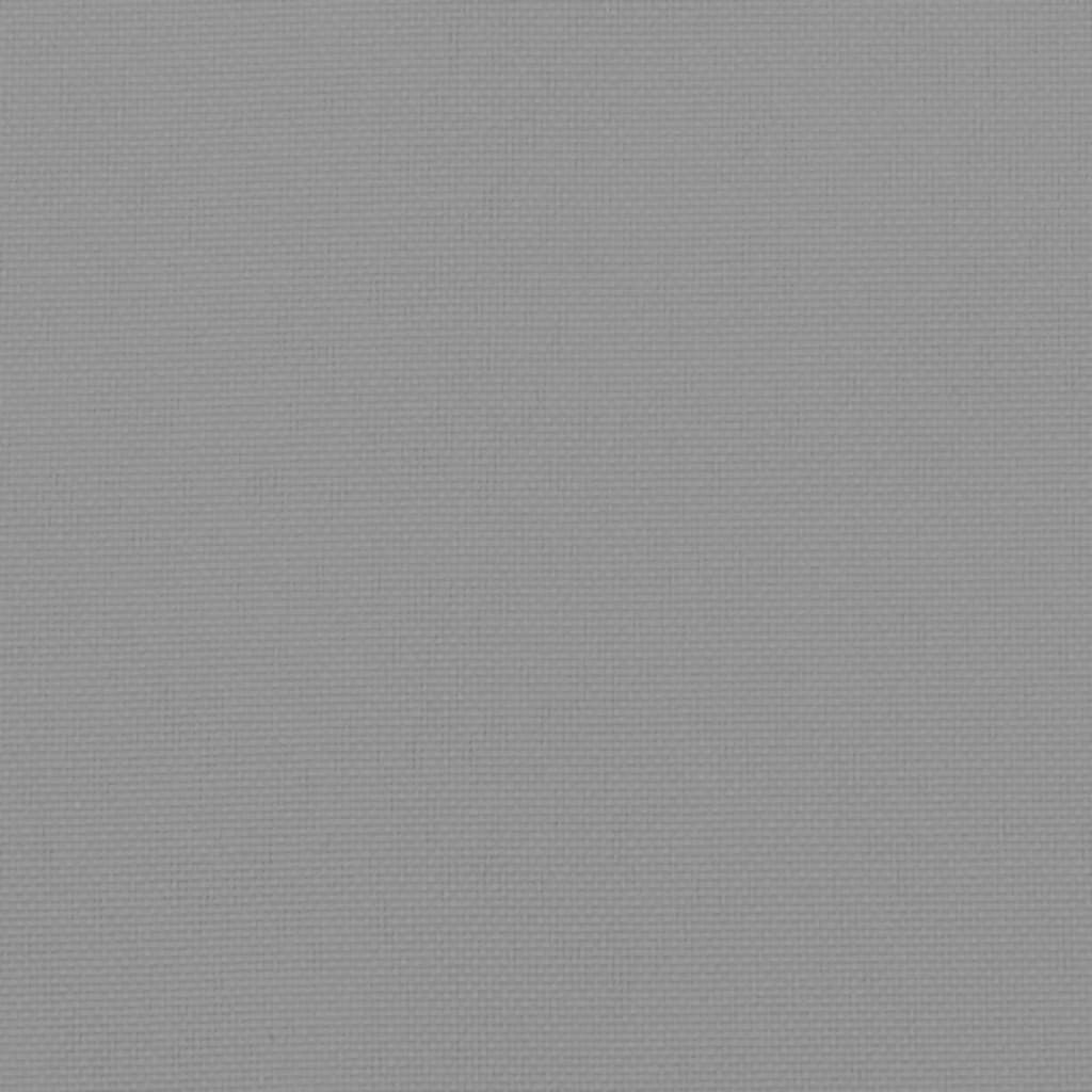 vidaXL Μαξιλάρια Καρέκλας 2 τεμ. Γκρι 50 x 50 x 7 εκ. Υφασμάτινα