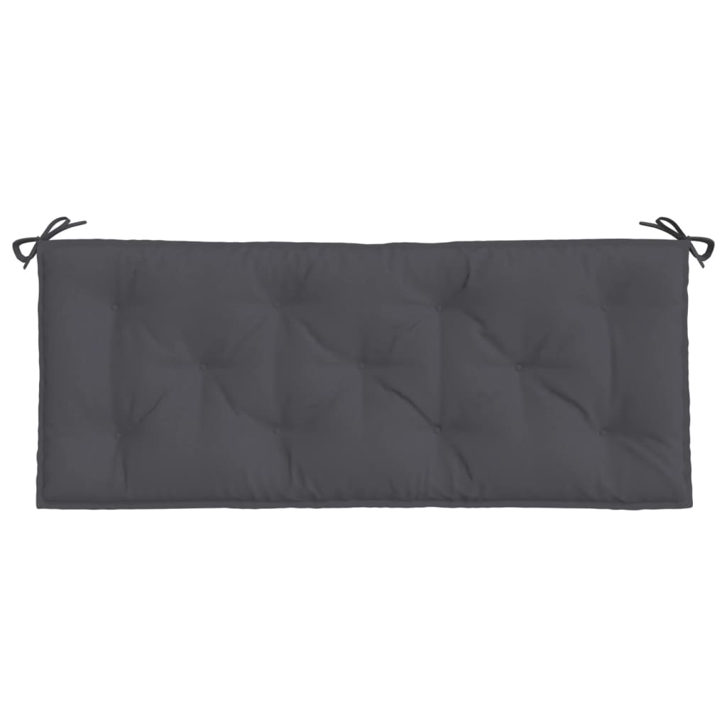 vidaXL Μαξιλάρι Πάγκου Κήπου Ανθρακί 120x50x7 εκ. Ύφασμα Oxford