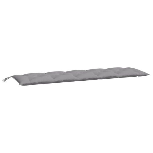 vidaXL Μαξιλάρι Πάγκου Κήπου Γκρι 180x50x7 εκ. Ύφασμα Oxford