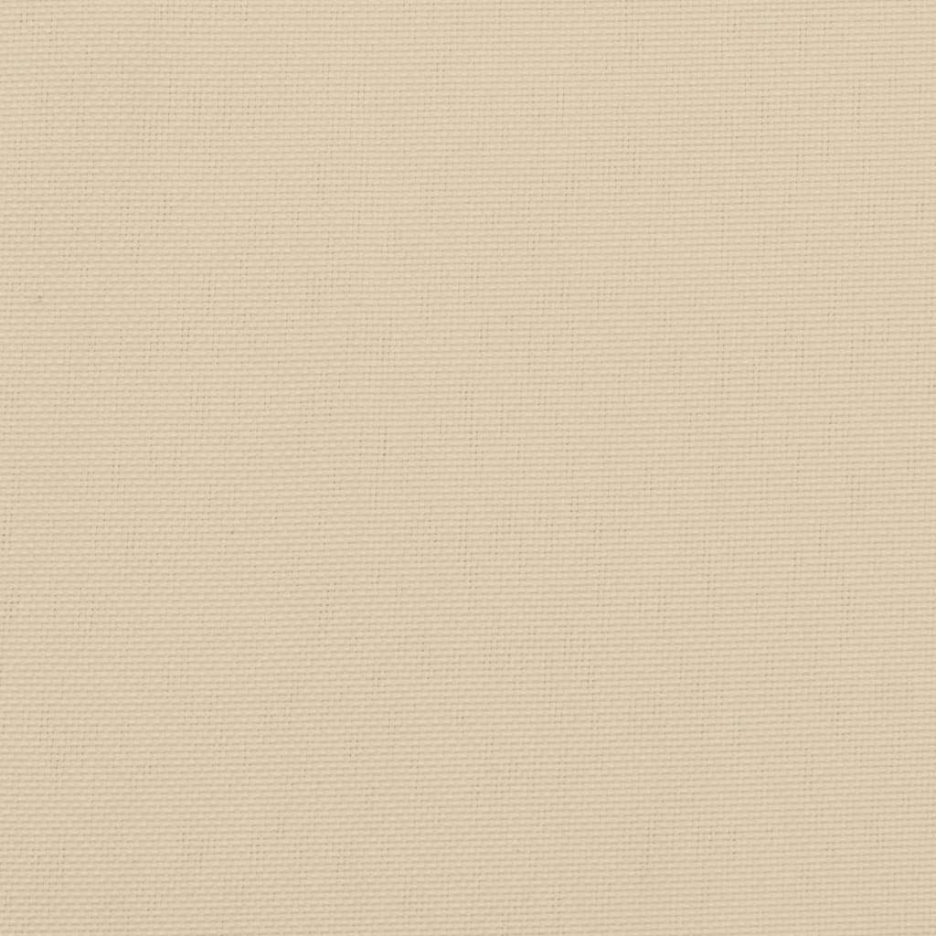 vidaXL Μαξιλάρι Πάγκου Κήπου Μπεζ 120x(50+50)x7 εκ. Ύφασμα Oxford
