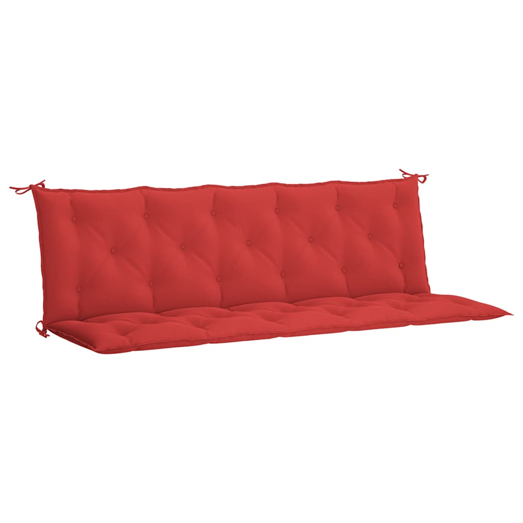 vidaXL Μαξιλάρι Πάγκου Κήπου Κόκκινο 180x(50+50)x7 εκ. Ύφασμα Oxford