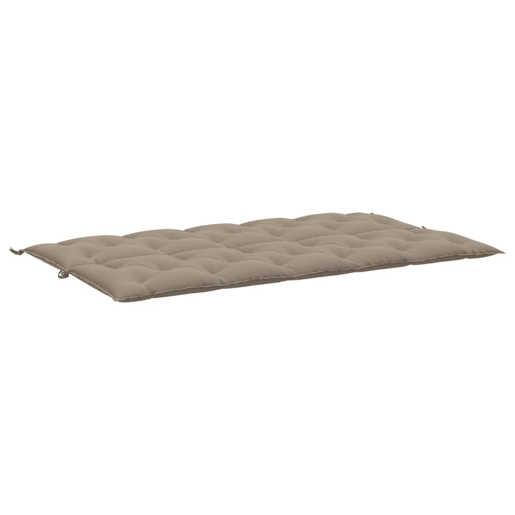 vidaXL Μαξιλάρι Πάγκου Κήπου Taupe 180x(50+50)x7 εκ. Ύφασμα Oxford