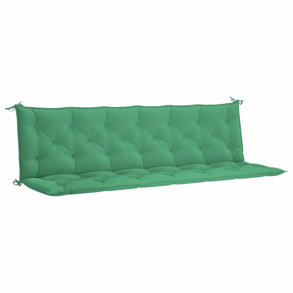 vidaXL Μαξιλάρι Πάγκου Κήπου Πράσινο 200x(50+50)x7 εκ. Ύφασμα Oxford