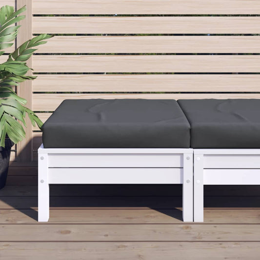 vidaXL Μαξιλάρι Παλέτας Ανθρακί 60 x 60 x 6 εκ. Ύφασμα Oxford