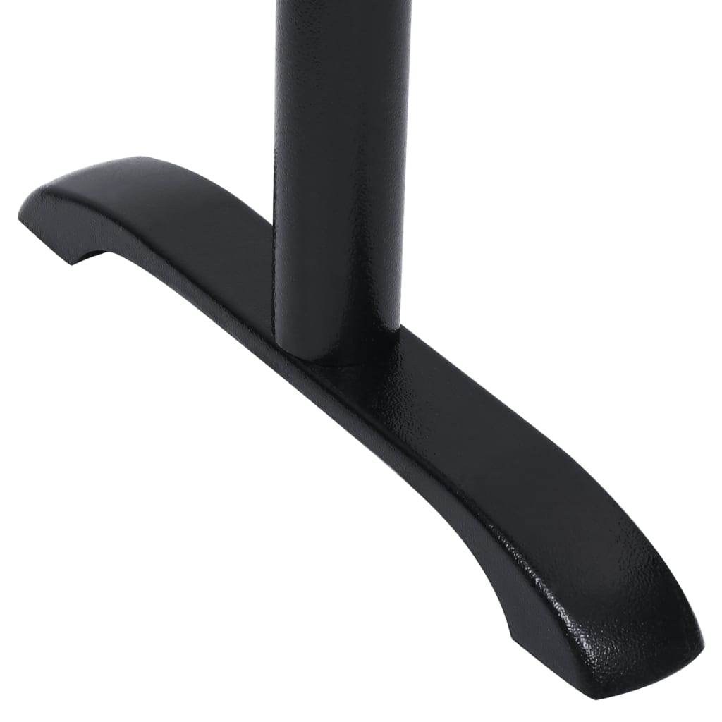 vidaXL Πόδια τραπεζιού μπιστρό 2 τεμάχια Μαύρο 61x8x72 cm Χυτοσίδηρος