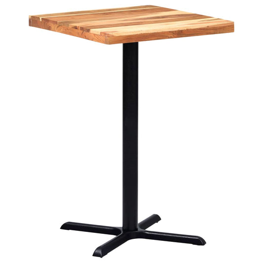 vidaXL Πόδι Τραπεζιού Bistro Μαύρο 76 x 76 x 107 εκ. από Χυτοσίδηρο