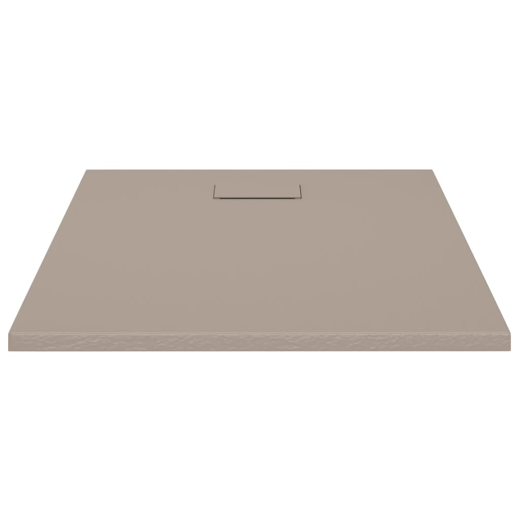 vidaXL Βάση Ντουζιέρας Καφέ 100 x 80 εκ. από SMC