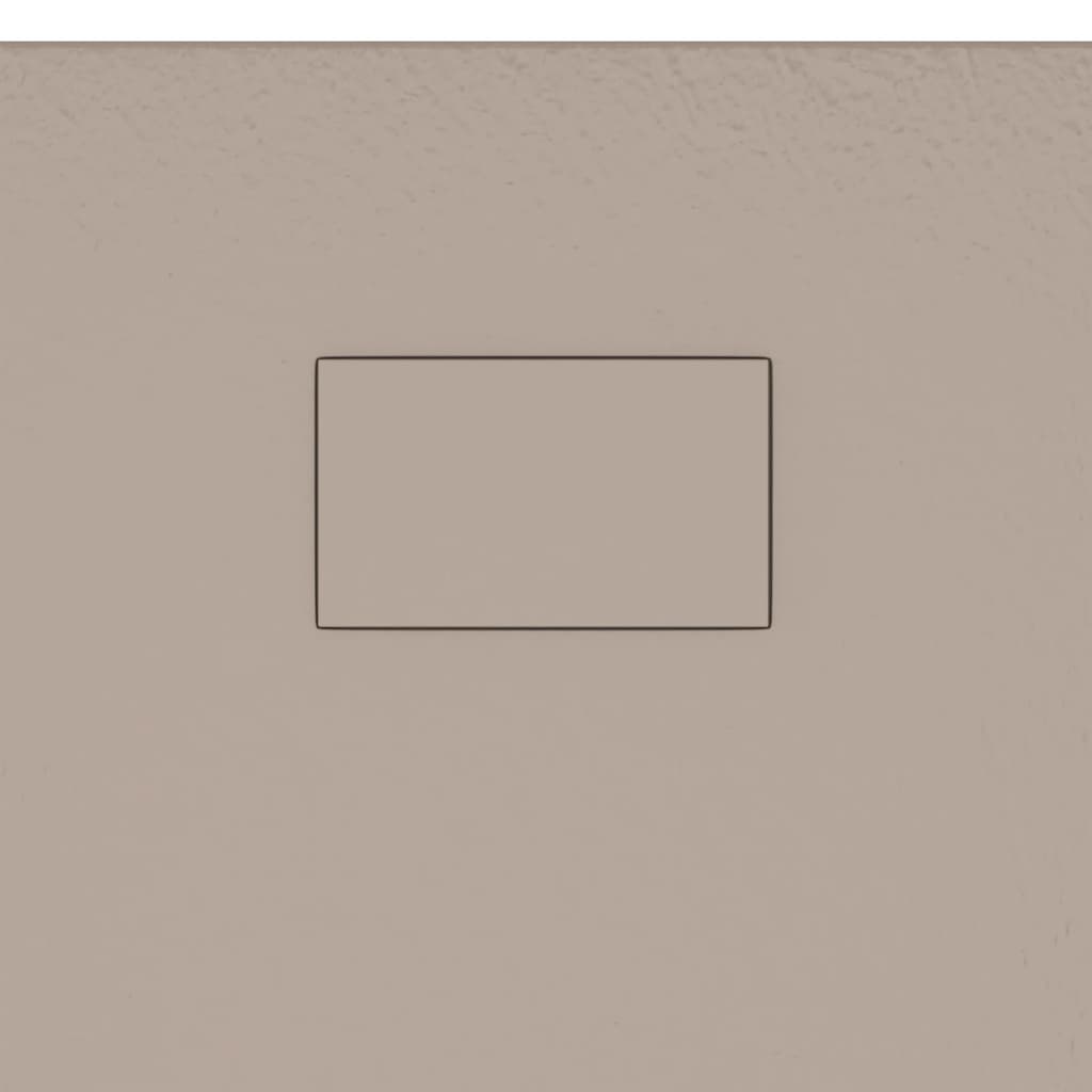 vidaXL Βάση Ντουζιέρας Καφέ 100 x 80 εκ. από SMC