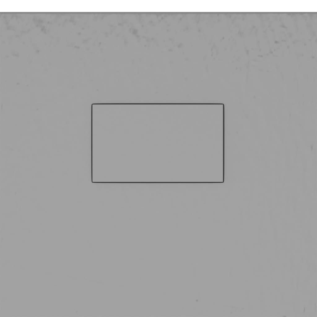 vidaXL Βάση Ντουζιέρας Γκρι 80 x 80 εκ. από SMC