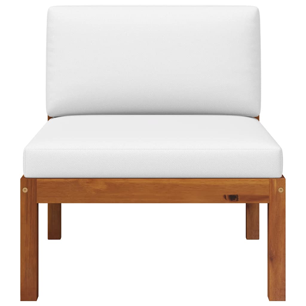 vidaXL Σαλόνι Κήπου 3 Τεμαχίων από Μασίφ Ξύλο Ακακίας με Μαξιλάρια