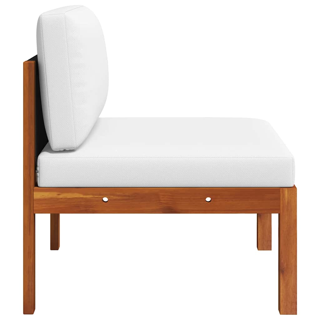 vidaXL Σαλόνι Κήπου 2 Τεμαχίων από Μασίφ Ξύλο Ακακίας με Μαξιλάρια