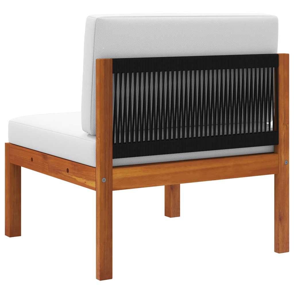 vidaXL Σαλόνι Κήπου 2 Τεμαχίων από Μασίφ Ξύλο Ακακίας με Μαξιλάρια