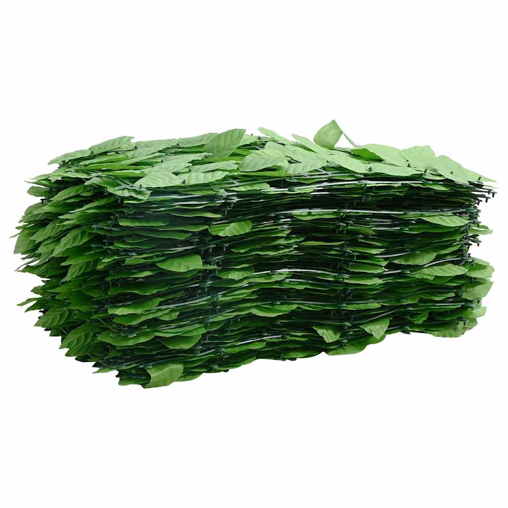 vidaXL Διαχωριστικό Βεράντας με Φύλλα Πράσινο 500 x 150 εκ.