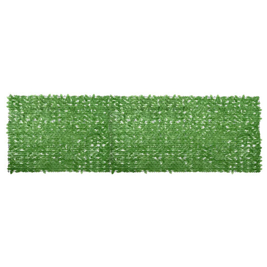 vidaXL Διαχωριστικό Βεράντας με Φύλλα Πράσινο 600 x 150 εκ.