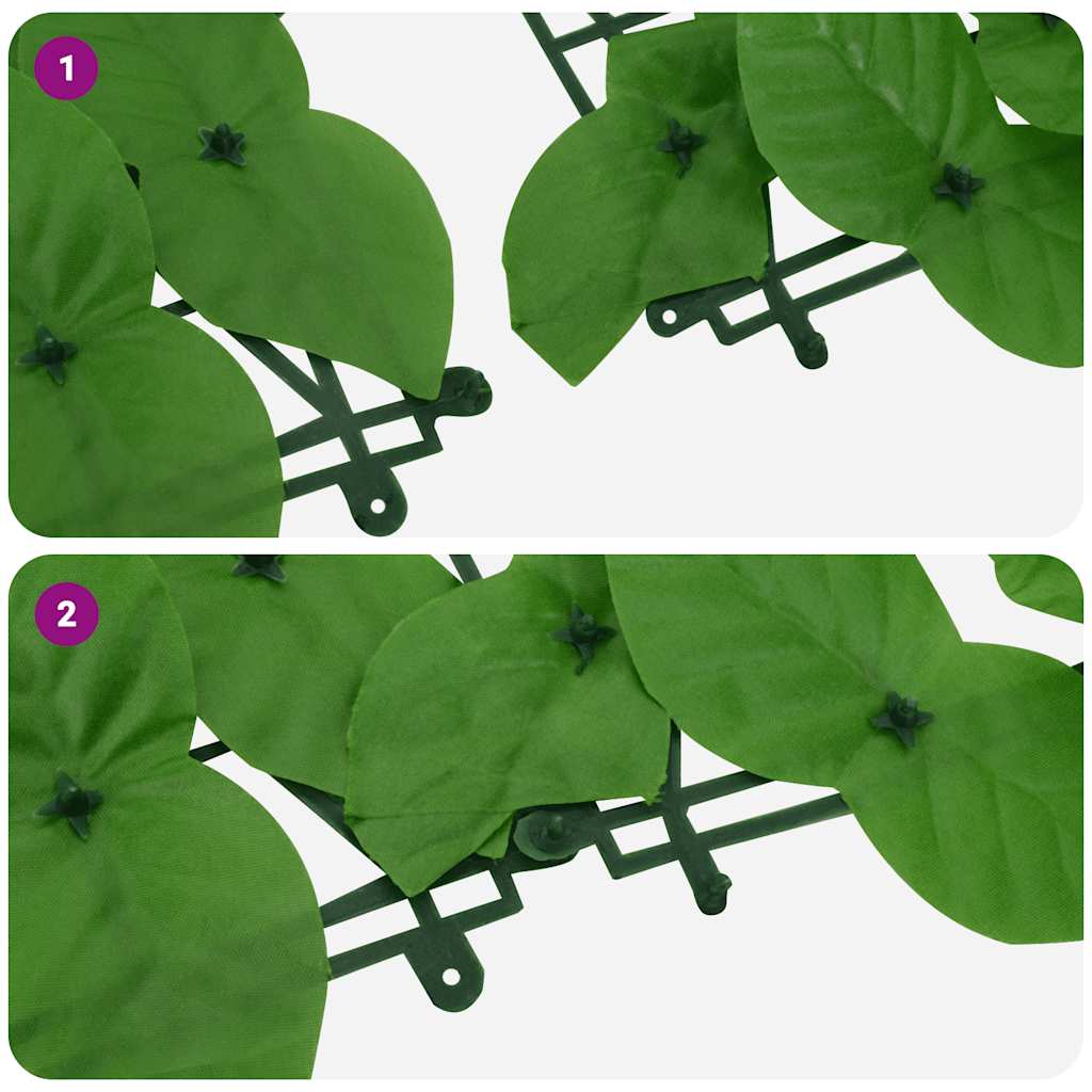 vidaXL Διαχωριστικό Βεράντας με Φύλλα Πράσινο 600 x 150 εκ.