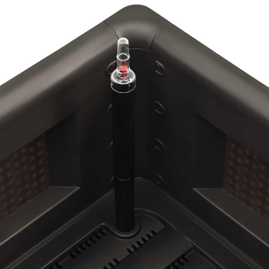 vidaXL Ζαρντινιέρα Κήπου Ανθρακί 100x43x33 εκ. με Αυτόματο Πότισμα