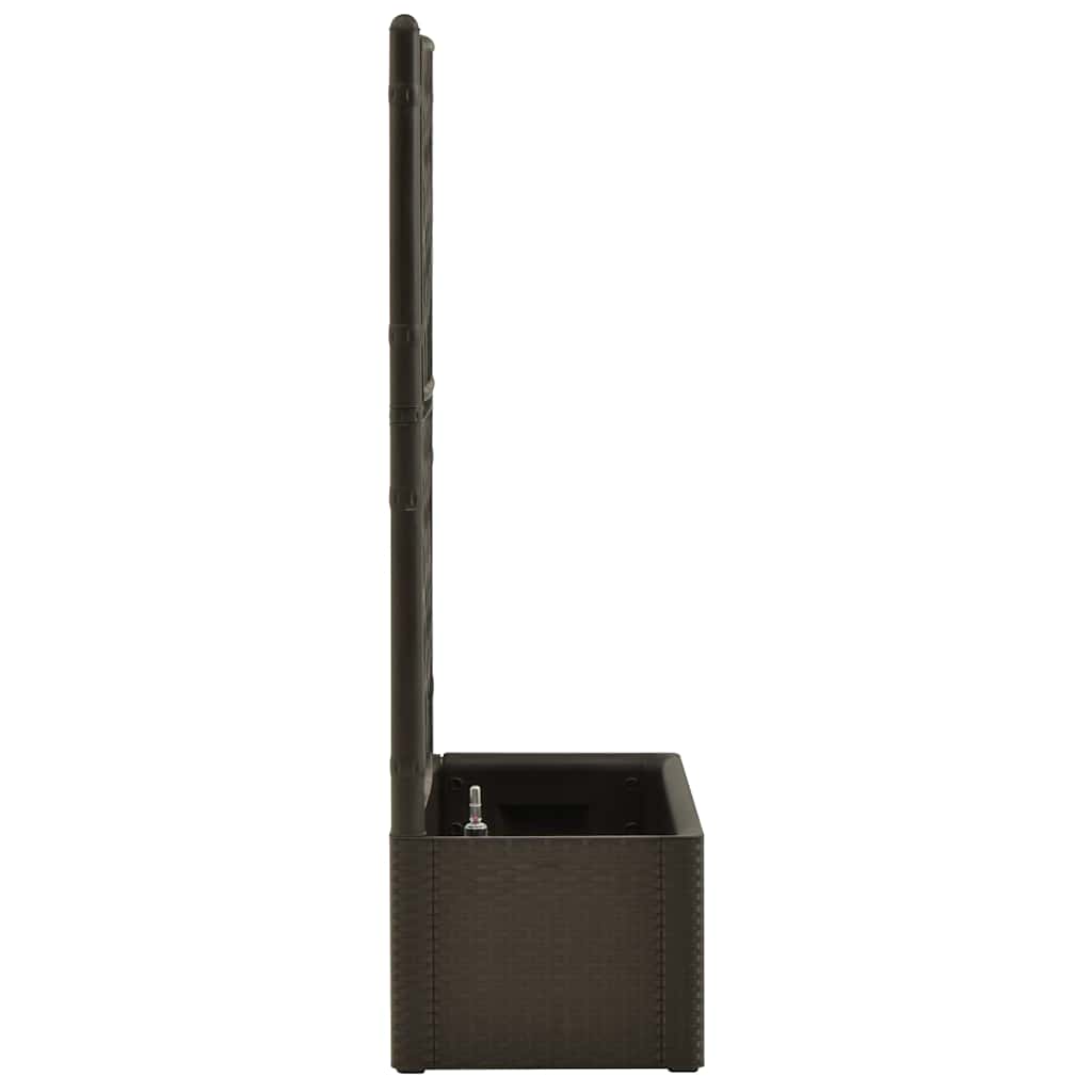 vidaXL Ζαρντινιέρα Κήπου Μόκα με Καφασωτό και Αυτόματο Πότισμα