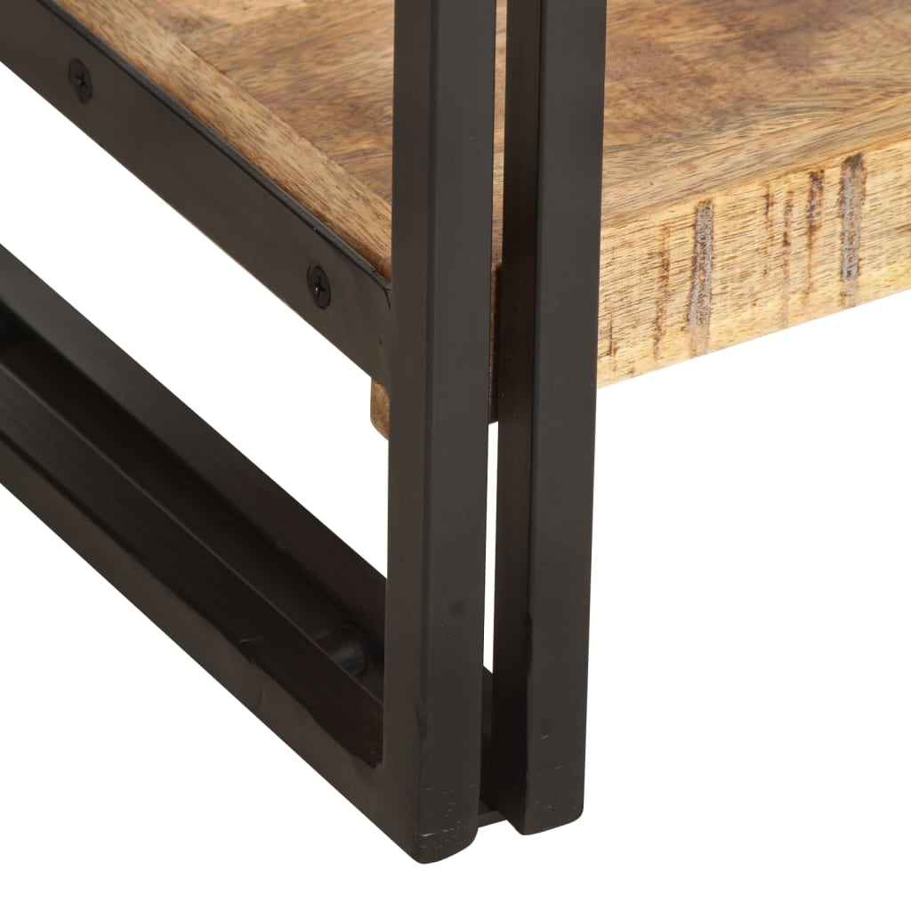 vidaXL Βιβλιοθήκη με 5 Επίπεδα 40 x 30 x 180 εκ. από Μασίφ Ξύλο Μάνγκο