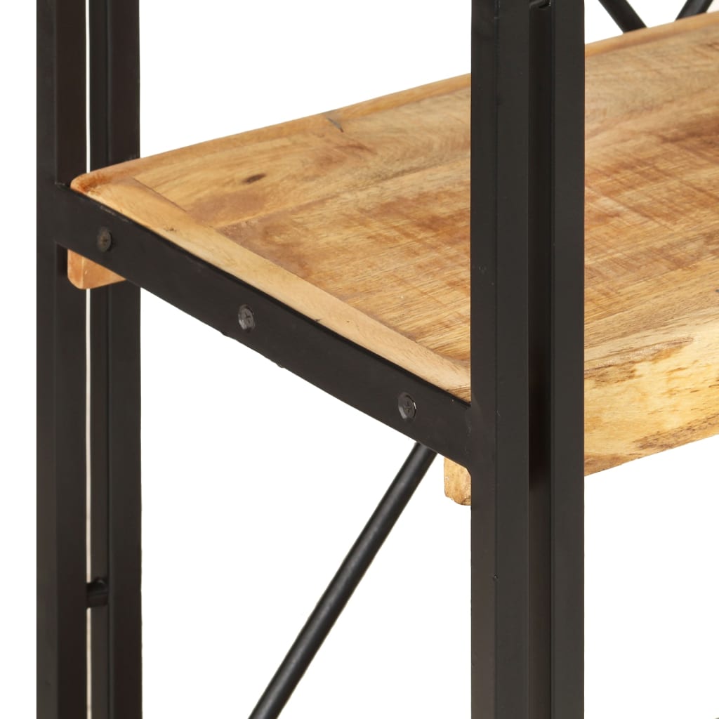 vidaXL Βιβλιοθήκη με 3 Επίπεδα 60 x 30 x 80 εκ. Μασίφ Ξύλο Μάνγκο