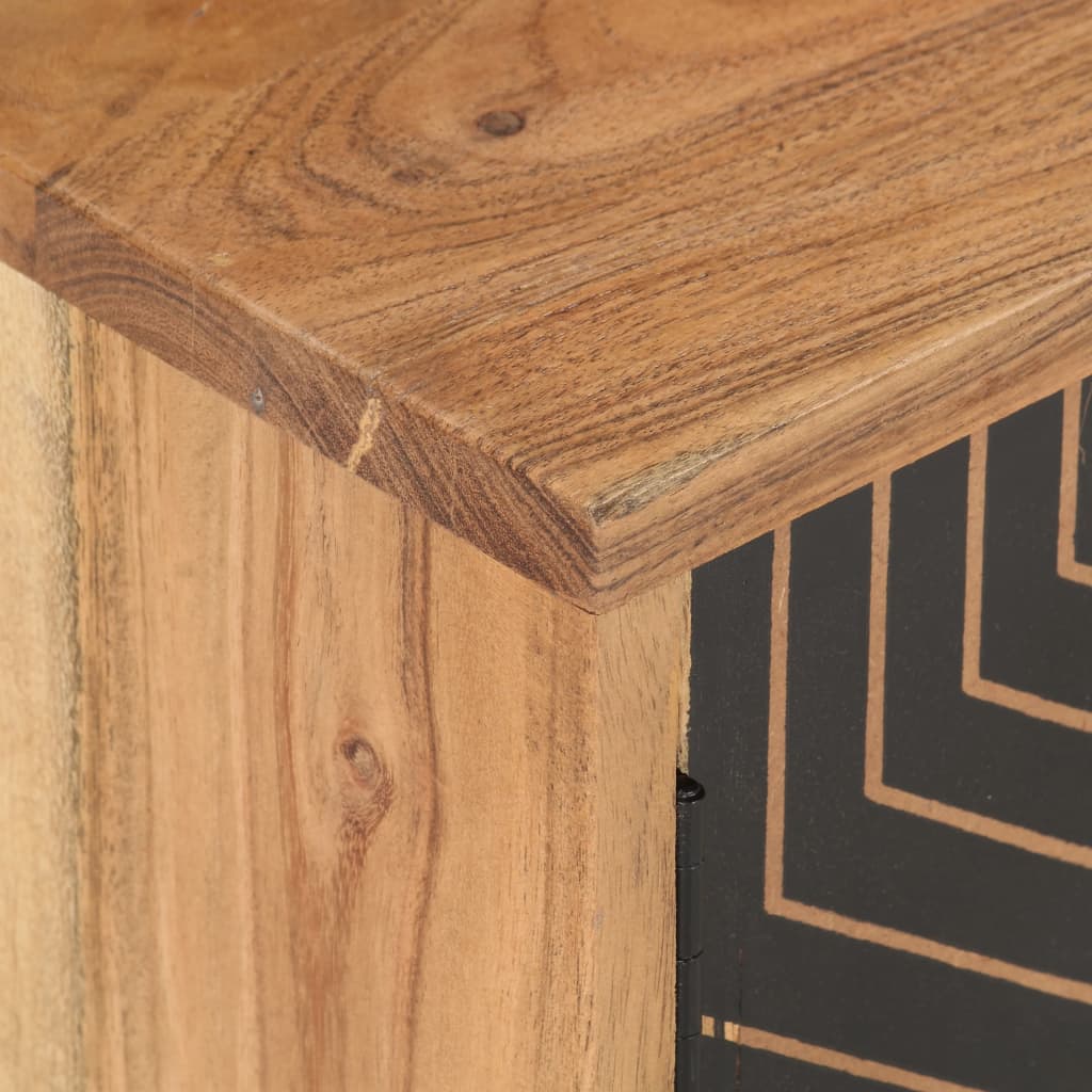 vidaXL Έπιπλο Τηλεόρασης 115 x 30 x 39 εκ. από Μασίφ Ξύλο Ακακίας